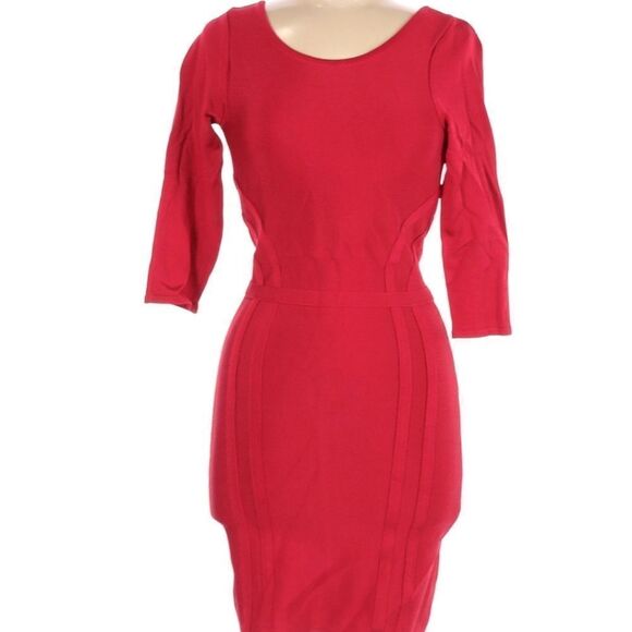 BEBE Cocktail Bandage Bodycon Dress - Picture 2 of 3